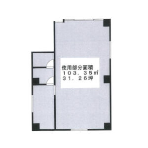 埼玉県さいたま市　東大宮駅徒歩3分　ビル1階物件図面