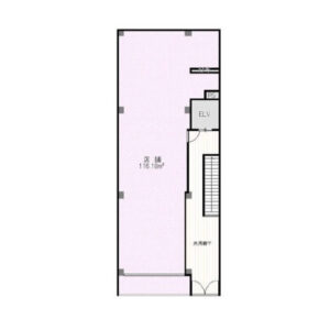 千葉県市川市　行徳駅徒歩1分　ビル1階物件図面