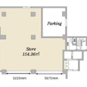 東京都江戸川区　西葛西駅徒歩6分　ビル1階物件図面