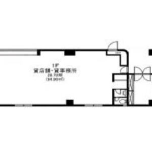 東京都千代田区　淡路町駅徒歩3分　ビル1階物件図面