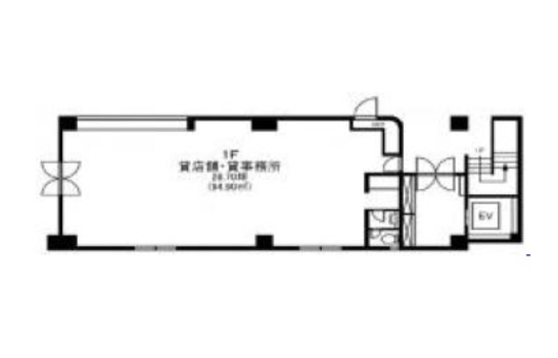 東京都千代田区　淡路町駅徒歩3分　ビル1階物件図面