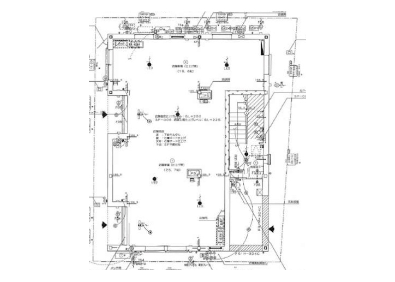 神奈川県横浜市　長津田駅徒歩1分　新築ビル1階物件図面