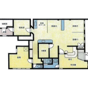 東京都世田谷区　祖師ヶ谷大蔵駅徒歩13分　歯科医院居抜き物件図面