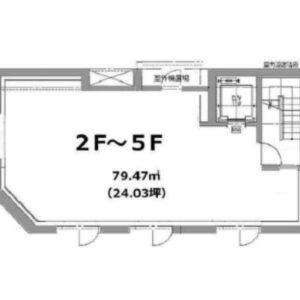 東京都町田市　町田駅徒歩3分　ビル2階物件図面