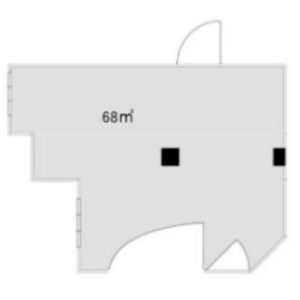 東京都世田谷区　用賀駅徒歩５分　ビル2階物件図面