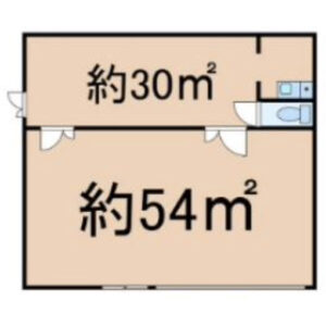 東京都調布市　調布駅バス14分　1階店舗物件図面