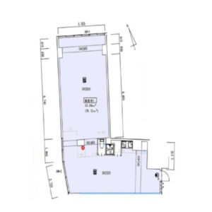 東京都豊島区　駒込駅徒歩2分　ビル２階物件図面