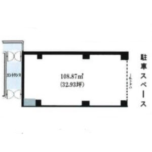 東京都練馬区　石神井公園駅徒歩18分　ビル１階物件図面