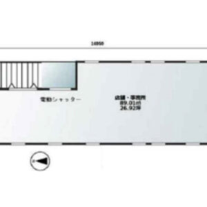 東京都板橋区　大山駅徒歩2分　ビル2階物件図面