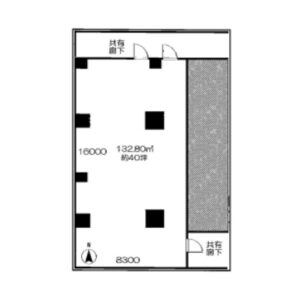 埼玉県戸田市　北戸田駅徒歩2分　築浅クリニックビル2階物件図面