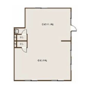 東京都小平市　小川駅徒歩10分　ビル1階物件図面