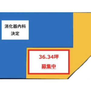 千葉県船橋市　下総中山駅徒歩1分　クリニックモール2階物件図面