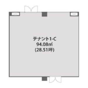 神奈川県横浜市　三ツ境駅徒歩10分　ビル1階物件図面