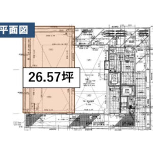 千葉県市川市　妙典駅徒歩１分　マンション併設医療モール１階物件図面
