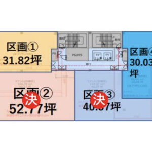千葉県松戸市　新松戸駅徒歩５分　新築医療モール3階物件図面