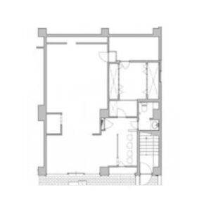 千葉県松戸市　新松戸駅徒歩10分　ビル１階物件図面