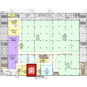 東京都小平市　八坂駅徒歩5分　商業施設２階物件図面