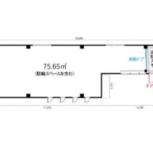 神奈川県鎌倉市　江ノ島駅徒歩4分　ビル１階物件図面