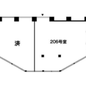 東京都大田区　大森駅徒歩1分　ビル２階物件図面