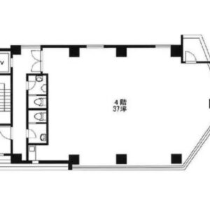 東京都豊島区　池袋駅徒歩1分　ビル４階物件図面