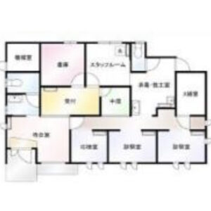 埼玉県鴻巣市　吹上駅徒歩13分　歯科医院居抜き物件図面