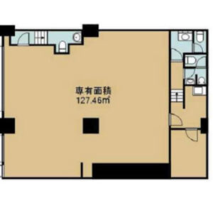 東京都江戸川区　西葛西駅徒歩1分　ビル２階物件図面　