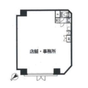 東京都豊島区　池袋駅徒歩5分　ビル１階物件図面