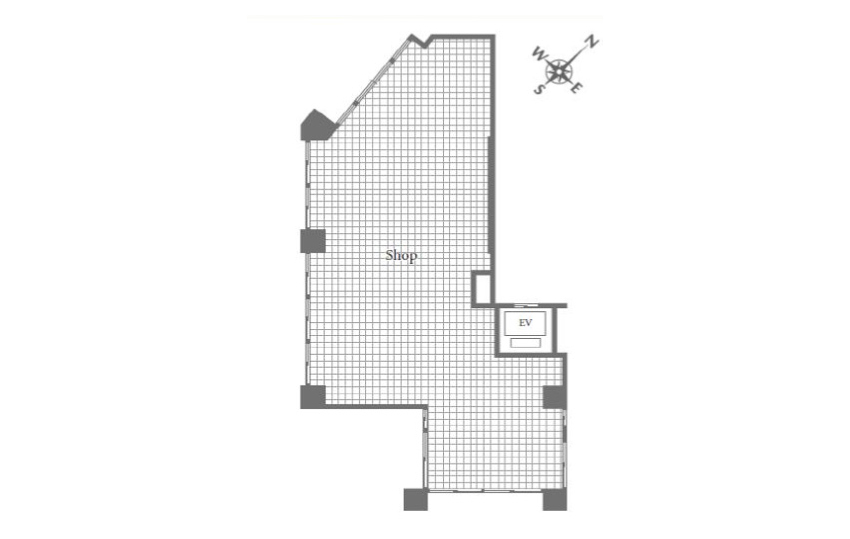 東京都江戸川区 平井駅徒歩5分 ビル1階物件図面
