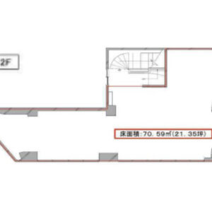 東京都中央区　馬喰横山駅徒歩１分　ビル２階物件図面