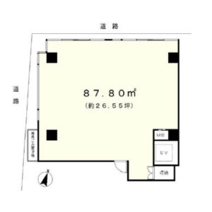 東京都目黒区　中目黒駅徒歩6分　ビル１階物件図面
