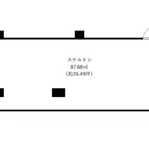 神奈川県横浜市　上大岡駅徒歩3分　ビル１階物件図面