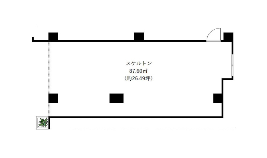 神奈川県横浜市 上大岡駅徒歩3分 ビル1階物件図面