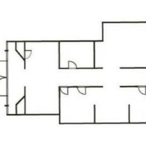 東京都八王子市　京王八王子駅t歩保3分　ビル１階 元クリニック居抜き物件図面