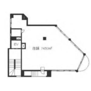 東京都大田区　馬込駅徒歩7分　ビル１階物件図面