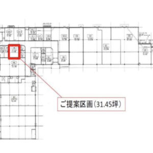 千葉県千葉市　イオンタウン稲毛長沼テナント内 元歯科医院居抜き　図面