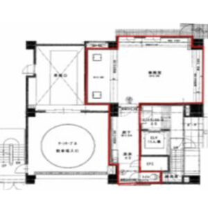東京都渋谷区　渋谷駅徒歩10分　ビル１階物件図面