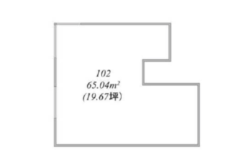 東京都中野区　中野駅徒歩7分　築浅ビル１階物件図面