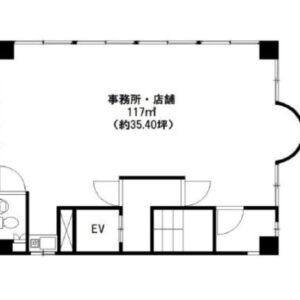 東京都東大和市　東大和市駅徒歩15分　ビル４階物件図面