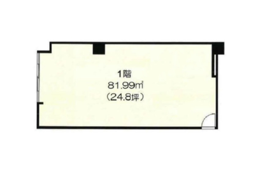 神奈川県厚木市　厚木駅徒歩5分　ビル１階物件図面
