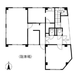東京都八王子市　八王子駅徒歩10分　ビル1階物件図面