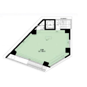東京都豊島区　大塚駅徒歩3分　ビル２階元歯科医院物件図面