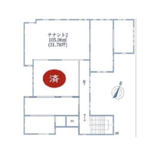 神奈川県川崎市　柿生駅徒歩19分　木造2階店舗物件図面