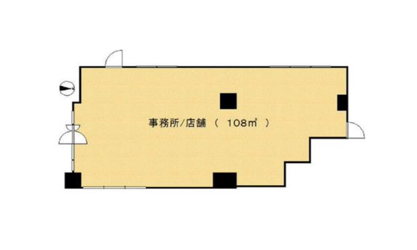 神奈川県川崎市　川崎駅バス7分　　ビル１階物件図面