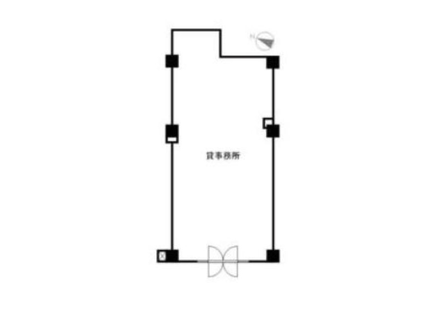 東京都調布市　つつじヶ丘駅徒歩1分　ビル1階物件図面