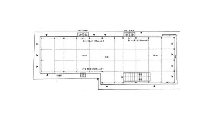東京都新宿区　西新宿駅徒歩2分　ビル2階物件図面
