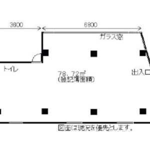 神奈川県川崎市　元住吉駅徒歩3分　ビル1階物件図面