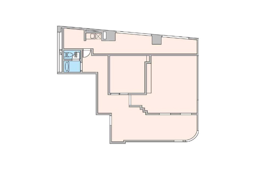 神奈川県藤沢市　藤沢駅徒歩4分　ビル1階物件図面