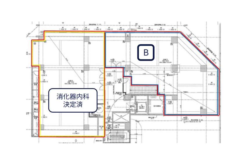 埼玉県さいたま市　南浦和駅徒歩1分　新築計画ビル４階物件図面