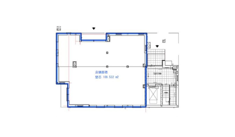埼玉県川口市　川口駅徒歩7分　新築計画ビル1階物件図面　