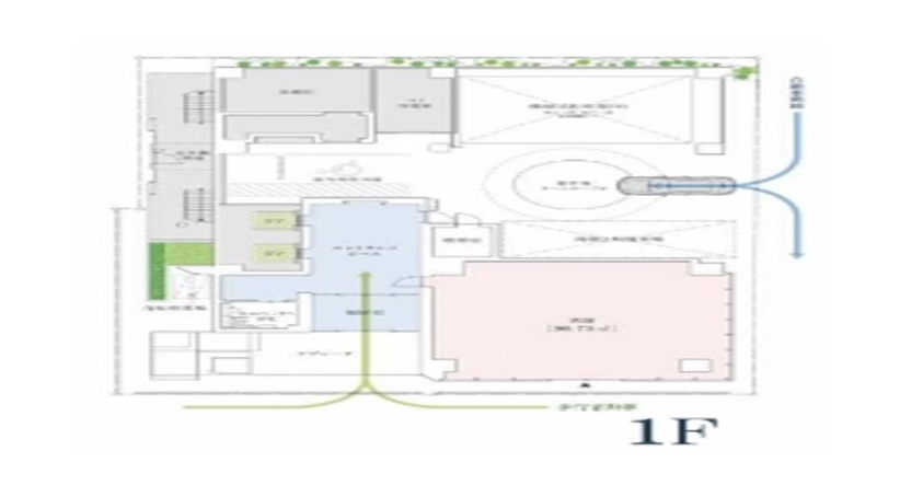 東京都中央区　水天宮前駅徒歩2分　新築計画ビル1階物件図面